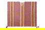DKD Home Decor Kaftan Mediterraneo Fucsia Naranja 180 x 90 cm (4 Unidades)