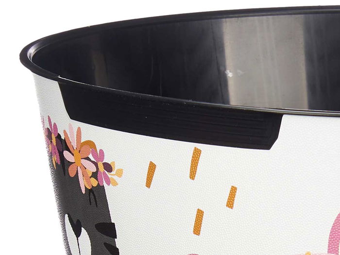 Pincello Papelera Plástico Redonda Mundo Animal 27x28x27 cm (Set de 24)