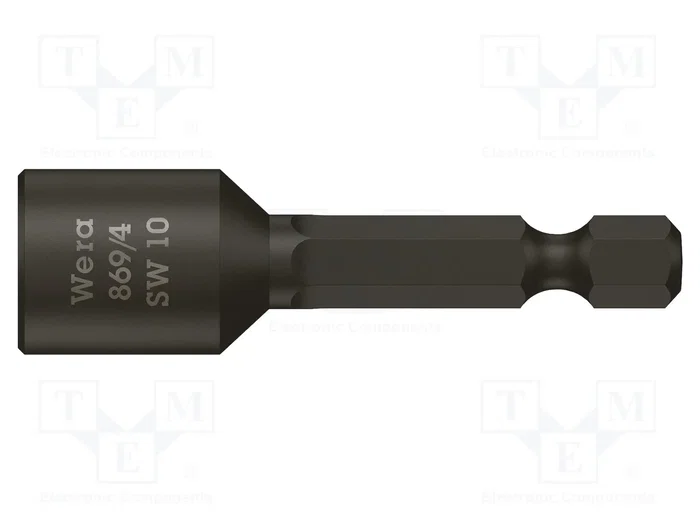 WERA Punta de destornillador de vasos de 6 ángulos 1/4 Pulgada HEX 13mm WERA Punta de destornillador de vasos de 6 ángulos 1/4 Pulgada HEX 13mm