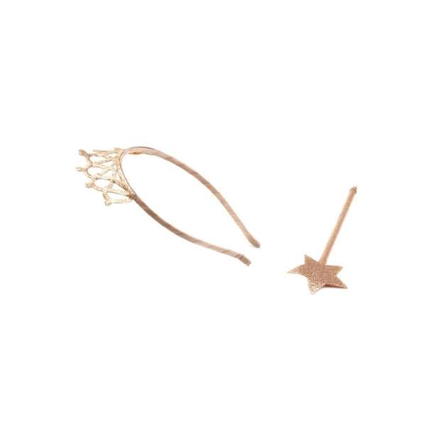 Inca Conjunto Princesa 2 Piezas Diadema Corona y Varita Estrella Rosa Inca Conjunto Princesa 2 Piezas Diadema Corona y Varita Estrella Rosa