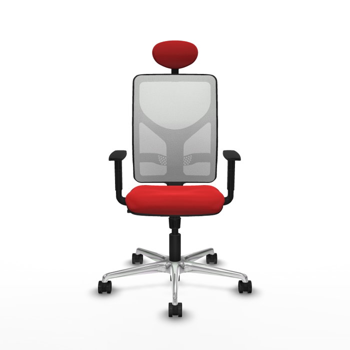 PIQUERAS Y CRESPO Silla de oficina Motilla con mecanismo Sincro, Rojo y Blanco PIQUERAS Y CRESPO Silla de oficina Motilla con mecanismo Sincro, Rojo y Blanco