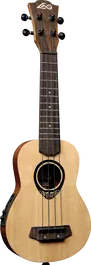 LAG Tiki Uku Baby Soprano Electro-Acustico Slim Arch Back Ukelele