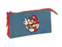 Safta Estuche Portatodo Colección Super Mario Triple con 3 Cremalleras 120x30x220 mm Safta Estuche Portatodo Colección Super Mario Triple con 3 Cremalleras 120x30x220 mm
