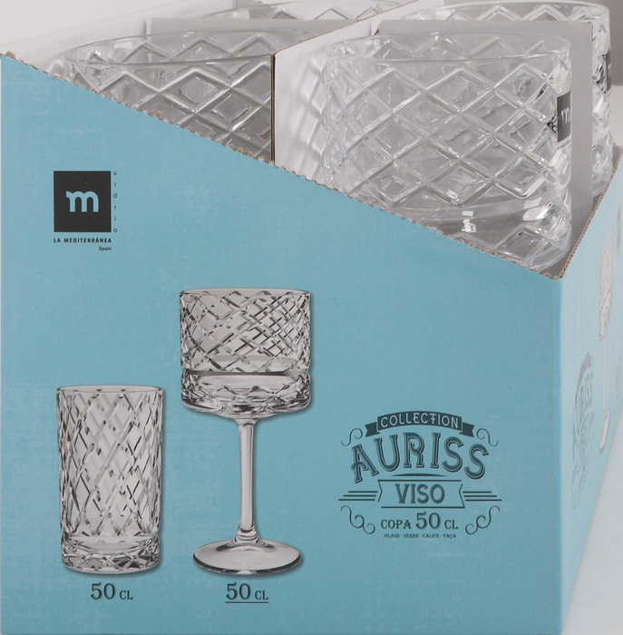 La Mediterranea Copa Auriss Viso 500cc, Pack de 16 unidades