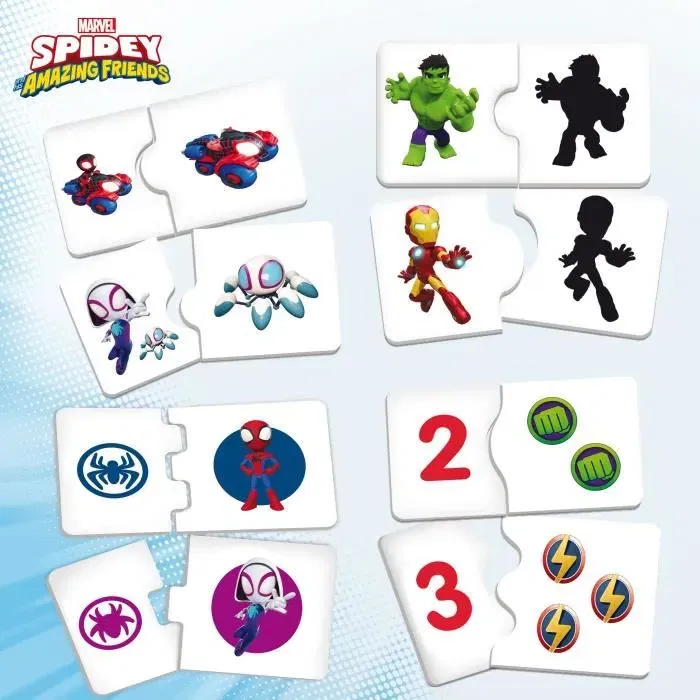 Lisciani Giochi Spidey Super Desk Escritorio de Actividades con 10 Juegos Educativos para Niños