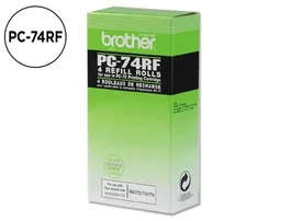 Brother T104/106 Repuesto de transferencia térmica, 4 bobinas (140 páginas)