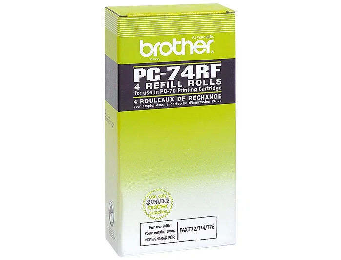 Brother T104/106 Repuesto de transferencia térmica, 4 bobinas (140 páginas)