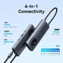 Vention Docking USB Tipo-C con Carga Inalámbrica TPMHB Gris