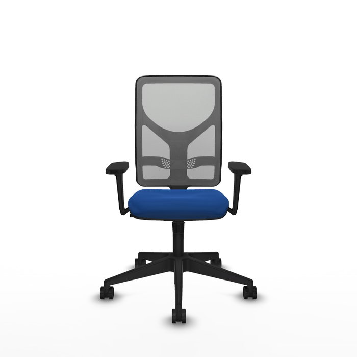 PIQUERAS Y CRESPO Silla de oficina Motilla Azul y Gris
