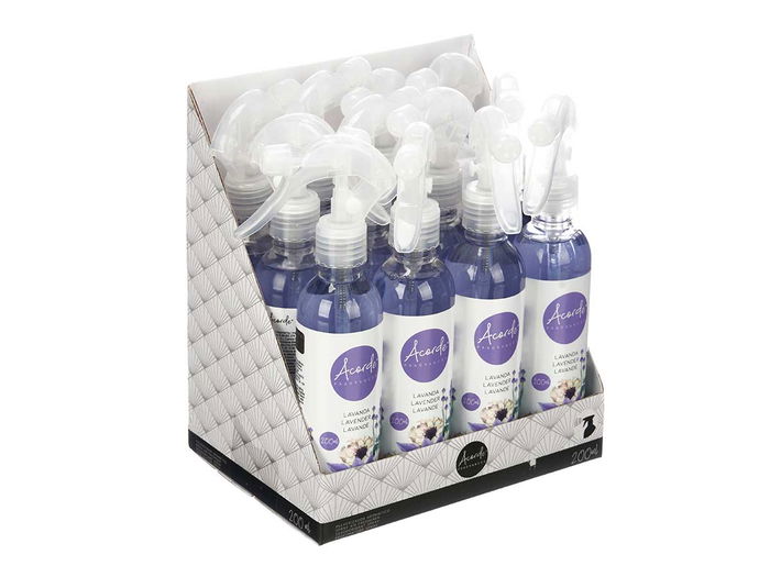Acorde Ambientador Pulverizador Lavanda 200 ml 4.5x22x9 cm (Set de 24) Acorde Ambientador Pulverizador Lavanda 200 ml 4.5x22x9 cm (Set de 24)