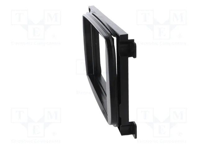 PER.PIC. Bastidor de montaje de radio 2 DIN para Ford, Negro Brillante