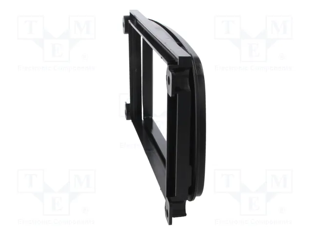 PER.PIC. Bastidor de montaje de radio 2 DIN para Ford, Negro Brillante