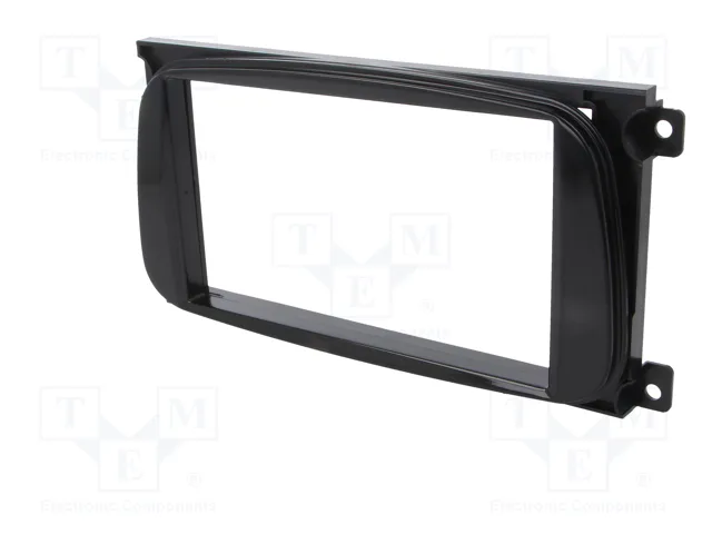 PER.PIC. Bastidor de montaje de radio 2 DIN para Ford, Negro Brillante