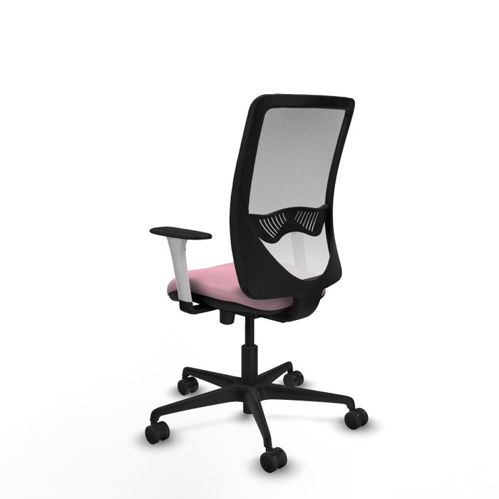 PIQUERAS Y CRESPO Silla de oficina Zulema Rosa y Blanco PIQUERAS Y CRESPO Silla de oficina Zulema Rosa y Blanco