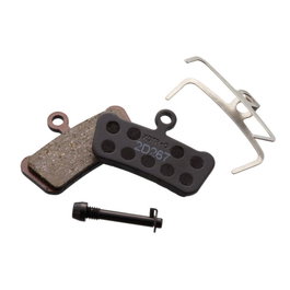 Sram Juego de 2 pastillas orgánicas y 2 soportes de aluminio para frenos de disco MTB