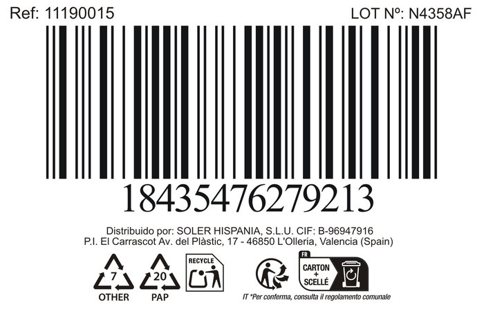 La Mediterranea Vaso 275 cc Canberra Md (48 Unidades)