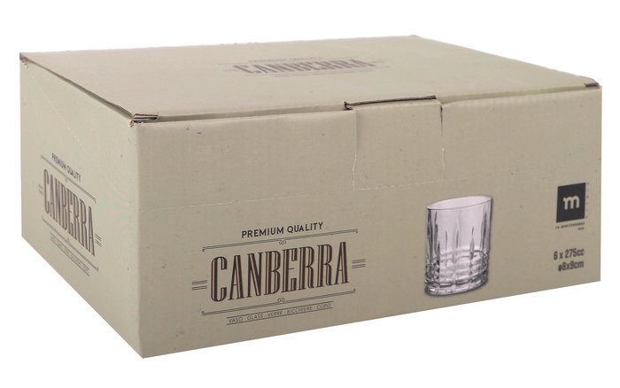 La Mediterranea Vaso 275 cc Canberra Md (48 Unidades)