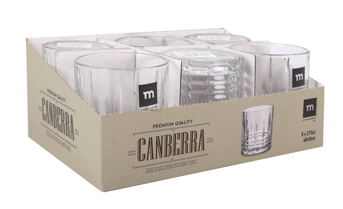 La Mediterranea Vaso 275 cc Canberra Md (48 Unidades)