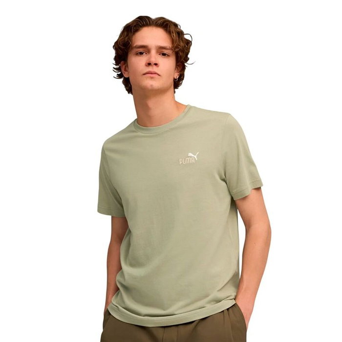 Camiseta de Manga Corta Hombre Puma Essentials 2 Verde
