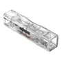 WAGO 2773-2401 Conector de paso para 2 conductores, máx. 4 mm², transparente