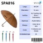SPLASH BY AVANT Paraguas Splash Sra largo 16v antiviento liso+cuad
