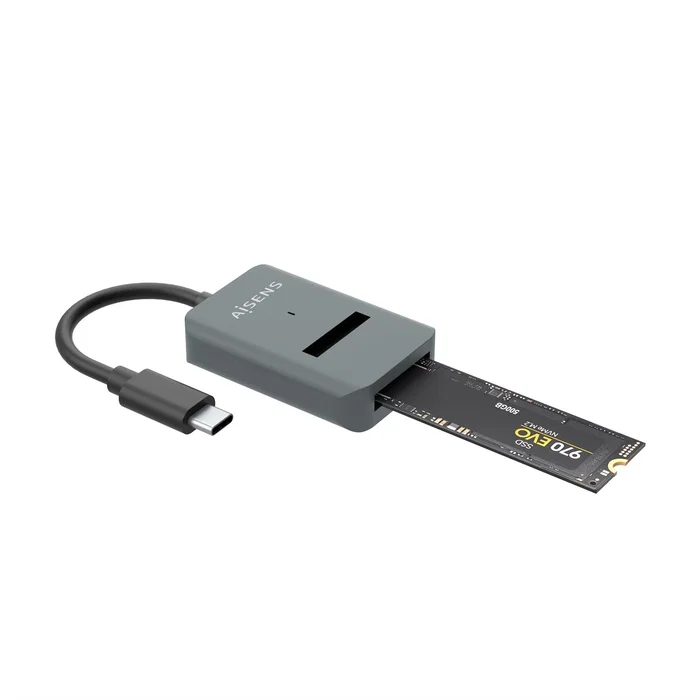 Aisens Dock USB-C para SSD M.2 SATA/NVMe ASUC-M2D012-GR Gris Aisens Dock USB-C para SSD M.2 SATA/NVMe ASUC-M2D012-GR Gris