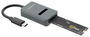 Aisens Dock USB-C para SSD M.2 SATA/NVMe ASUC-M2D012-GR Gris