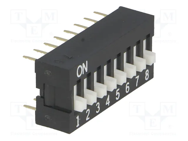 Aratas (Formerly Omron Components) Interruptor DIP-SWITCH A6E 8 secciones