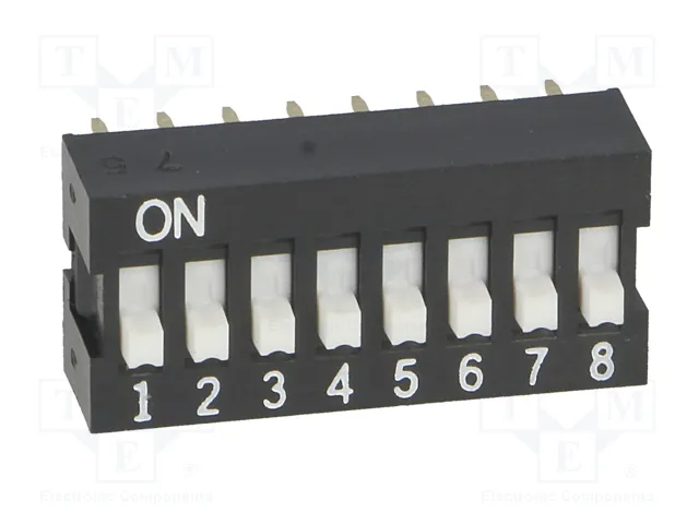 Aratas (Formerly Omron Components) Interruptor DIP-SWITCH A6E 8 secciones