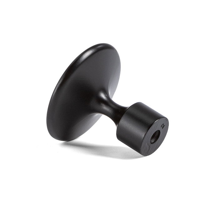 Viefe Tirador Zamak Modelo Floid Negro Mate Distancia 0Mm-1 Agujero