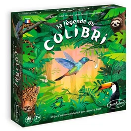 Sentosphere AAAZF96648 La Leyenda del Colibrí - Juego de Mesa Cooperativo para Salvar el Bosque, Destreza y Reflejos, a Partir de 7 Años