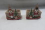 DKD Home Decor Decoración MDF Cascanueces Surtido de 2 Piezas 15x18x16,5 cm