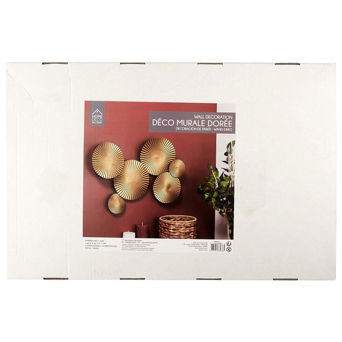 Home Deco Factory Mural Decorativo Dorado Colección Mirage Cemento