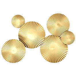 Home Deco Factory Mural Decorativo Dorado Colección Mirage Cemento