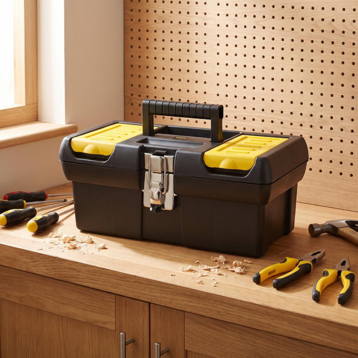 STANLEY Caja de herramientas Millenium de plástico rígido