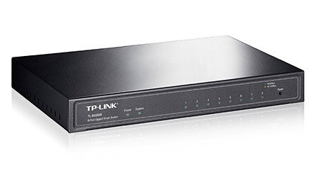 TP-Link TL-SG2008 Switch Gigabit de 8 Puertos Gestionable Negro TP-Link TL-SG2008 Switch Gigabit de 8 Puertos Gestionable Negro
