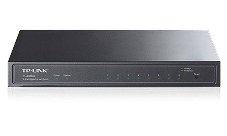 TP-Link TL-SG2008 Switch Gigabit de 8 Puertos Gestionable Negro TP-Link TL-SG2008 Switch Gigabit de 8 Puertos Gestionable Negro