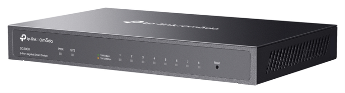 TP-Link TL-SG2008 Switch Gigabit de 8 Puertos Gestionable Negro TP-Link TL-SG2008 Switch Gigabit de 8 Puertos Gestionable Negro