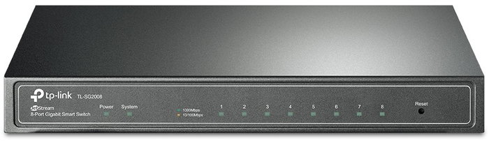 TP-Link TL-SG2008 Switch Gigabit de 8 Puertos Gestionable Negro TP-Link TL-SG2008 Switch Gigabit de 8 Puertos Gestionable Negro