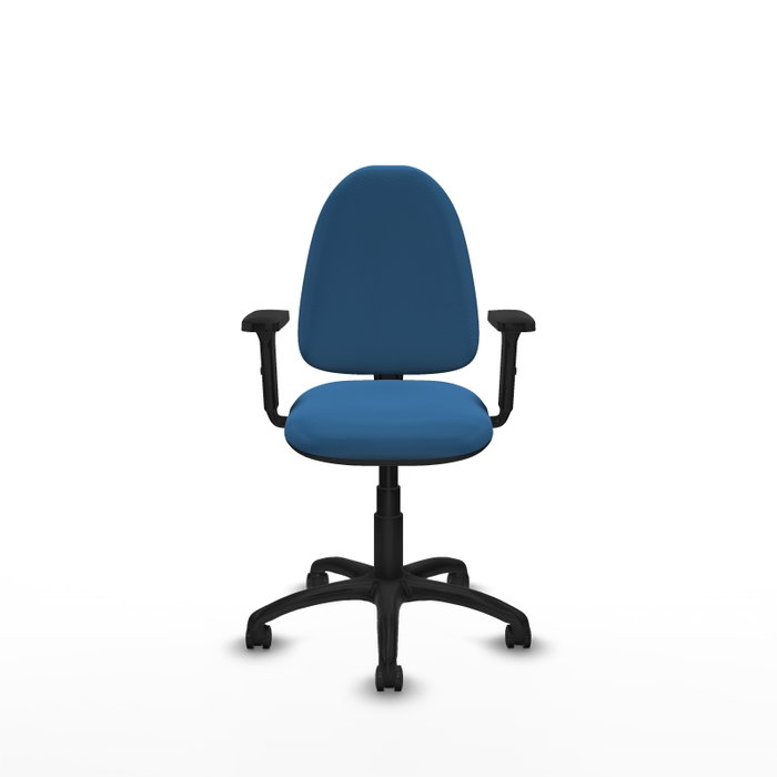 PIQUERAS Y CRESPO Silla de oficina Aýna Azul claro con brazos 2D PIQUERAS Y CRESPO Silla de oficina Aýna Azul claro con brazos 2D