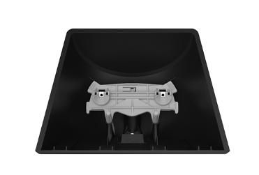 2N Soporte de sobremesa para unidad interior (compatible con Talk/Compact/View) Accesorio universal negro para recepciones y estanterías