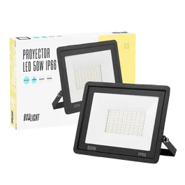 BX3 Light Proyector LED BX3-6007-CW 50W, 6000Lm, 6000K, IP66, Regulable, Vida Util 60000h para Exterior