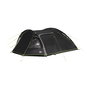 High Peak Mesos 4P Tienda de Campaña Cúpula para 4 Personas con Ventilación, Verde y Gris - Con Vestíbulo o Túnel