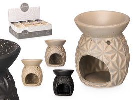 Acorde Quemador de Cerámica Rombos Grd Surtidos 9 x 10.5 x 9 cm (Set de 24)