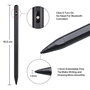 CoreParts Active Stylus Pen Recargable, Color Negro, con cable USB