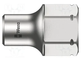 WERA Llave de vaso HEX 13mm 1/4 de pulgada