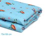 KioKids Toalla de Playa Microfibra Tortugas Azul 75x150 cm