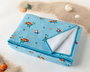 KioKids Toalla de Playa Microfibra Tortugas Azul 75x150 cm