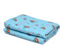 KioKids Toalla de Playa Microfibra Tortugas Azul 75x150 cm