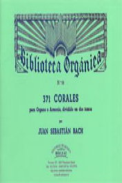 BOILEAU, 371 corales para órgano o armonio - Juan Sebastian Bach